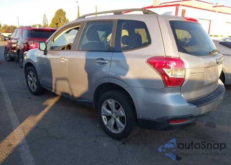 2016 Subaru Forester 2.5I Premium из США, поврежденный, VIN JF2SJADC7GH510407